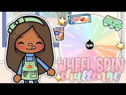 Wheel Spin Decides My GROCERY STORE BUILD! 🛒 | With Voice 🔈 | Toca Life World