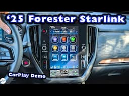 2025 Subaru Forester – Starlink 11.6" Infotainment Review | Touchscreen, Apple CarPlay, Bluetooth