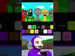 Tinky Winky Escape From Sprunki But I Ruined It Part 3 #shorts