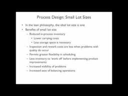 Lecture 14 JIT Lean Maintenance