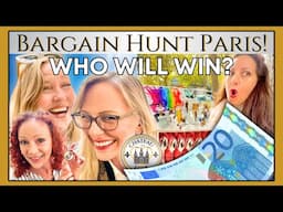 €20 Antique Challenge: Paris Flea Market SHOWDOWN! Who will win? 🏰 ❤️