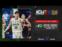 Player of the Game - Justine Sanchez vs Letran | NCAA Season 100