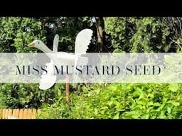 painting an antique whirlygig with milk paint | miss mustard seed