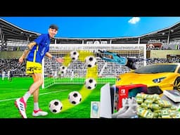 Score the Goal, I'll Buy You ANYTHING! (Soccer Challenge)