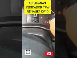 ASÍ APAGAS INDICADOR TPW RENAULT kwid #automobile #tallermecanico #taller #mecanicas