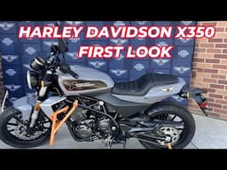 HARLEY DAVIDSON X350 FIRST LOOK