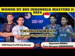 [SF] Raymond INDRA/RINDORINDO (INA) vs LOW/NG Eng Cheong (MAS) | SF Indonesia Masters II 2024