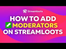 How to add MODERATORS on Streamloots | TUTORIAL 2024