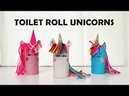 DIY Unicorns from Toilet Rolls - Paper Craft Ideas - Recycled Crafts