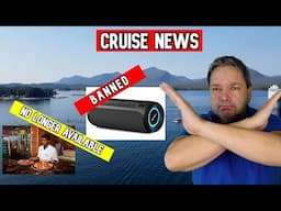 ANOTHER BANNED CRUISE ITEM, NO MORE PIZZA, MORE CRUISE NEWS