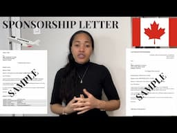 How to Write A SPONSORSHIP LETTER For CANADA | With Examples & Explanation