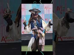 Jack Sparrow #piratasdelcaribe #cosplay en el Ohayo Fest 2024 #piratesofthecaribbean #disney