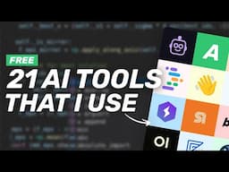 21 FREE AI Coding Tools THAT I USE!