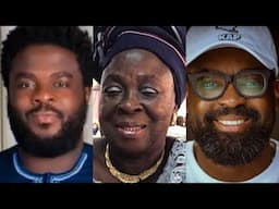 KUNLE AFOLAYAN AND AREMU AFOLAYAN SETTLED THEIR RIFT AS THEY PREPARED TO BURY THIRE LATE MOTHER