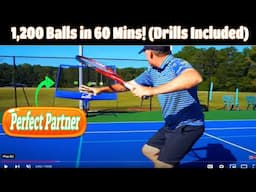 Hit 1,200 Balls in 60 Minutes (Perfect Partner: Drills Included!)