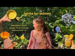 Herbs for Women's Health | hormonal acne, PCOS, painful periods, & more