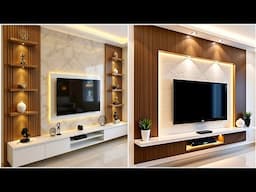 400 Stylish Modern TV Wall Unit Designs 2024 | Living Room TV Cabinet & Home Interior Design Ideas