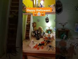 Happy Halloween 🎃👻🎃👻 #miniature #crafting #tinyminiature #tinystuff #dollshouse