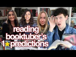 Reading Booktuber's 1 Star ⭐ Book Predictions (@merphynapierreviews  @literarysahar  @CaileysBooks)