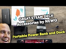 NEWQ  65W 20,000 MAH Steam Deck Backup Battery and 4 in 1 Dock review.