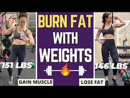 Weight Training For FAT LOSS And Muscle Gain (4 TIPS!)