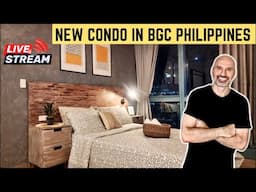 Tour of My New Condo in Uptown BGC Philippines 🇵🇭 🔴Live Travel Q&A