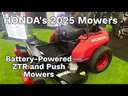 HONDA New 2025 Mowers | Zero Turn and Push Mowers