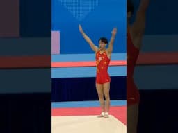 CRAZY FLOOR ROUTINE!!! 🔥😱🔥 (part 2) #gymnast #shorts