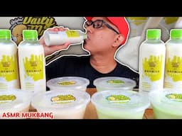 smooth dan terpaling soya | SOYMILK DRINK & TAUFUFA (asmr mukbang)