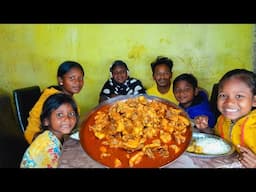 Chicken Curry With Rice | Odisha rural Family | village style chicken cook