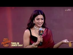 Rashmika Mandanna Cute Speech @ Pushpa 2 - The Rule Trailer Launch Event | Allu Arjun |Daily Culture