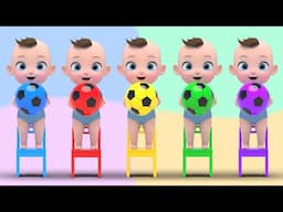 5 Colors with Nursery rhymes English Song For Kids | Wash your hands No Virus!!  | Super Lime