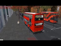 Omsi 2 tour (1811) London bus 188 (partial) Bricklayer's Arms / Tower Bdg - Kingsway @ Volvo B9TL