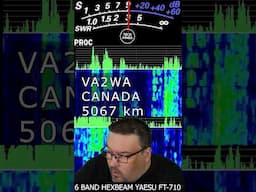 6 Band HexBeam Used In CQ WW Contest #hamradio #techminds #shorts