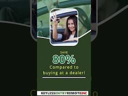 Save Up To 80% Off Car Dealer Prices On Replacement Car Keys  #automobile