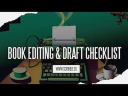 Book Editing Checklist - 6 Draft Self Editing Template