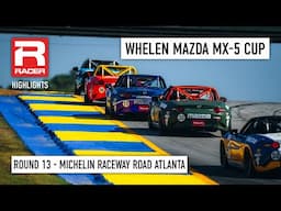 Mazda MX-5 Cup 2024 | Round 13 - Michelin Raceway Road Atlanta | Race Highlights