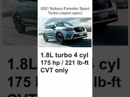 2021 Subaru Forester Turbo is Back! #shorts