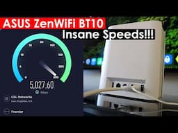 ASUS ZenWiFi BT10 WiFi 7 Speeds ARE INSANE! 🤯