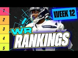 🔥 NEW Top 36 WR RANKINGS for Week 12 Fantasy Football 🚀 | Fantasy Football Rankings