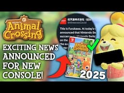 New Announcement For Animal Crossing Players On Switch 2!