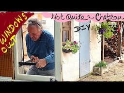 Not Quite a Chateau DIY 274 - Destroying Kitchen Door & Windows! - Tony has a Smashing Time