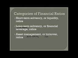 Chapter 3 - Working with Financial Statements