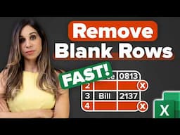 Stop Wasting Time! 3 Easy Ways to Remove Blank Rows in Excel