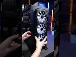 Satisfying ASMR PC Build... #pc #pcbuild #pcgaming #gamingpc