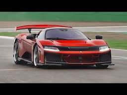 NEW Ferrari F80 Hypercar engine Sound | Start Up, Revs, Accelerations during Global Dynamic Debut!