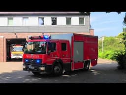 BF BARMBEK ZWEI EINSÄTZE (HLF2+SEG-HÖHENRETTUNG-1) berufsfeuerwehr hamburg einsatzfahrt