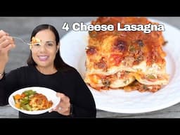 How To Make Homemade Lasagna | You'll Never Buy Frozen Lasagna Again After Trying This!!!