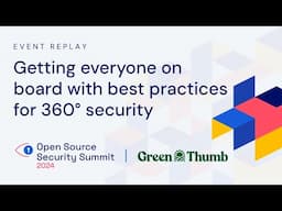 Getting everyone on board with best practices for 360° security