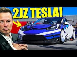 This HERO Put a SUPRA Engine in a Tesla!